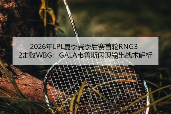 2026年LPL夏季赛季后赛首轮RNG3-2击败WBG：GALA韦鲁斯闪现输出战术解析